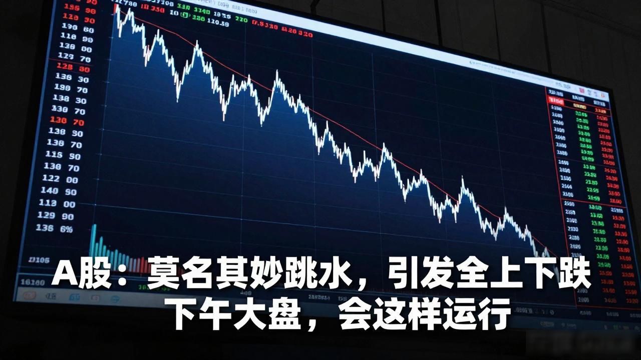 A股：莫名其妙跳水，引发全线下跌，下午大盘，会这样运行